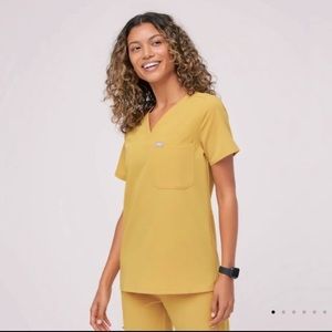 Figs Women’s Light Gold Catarina — SMALL